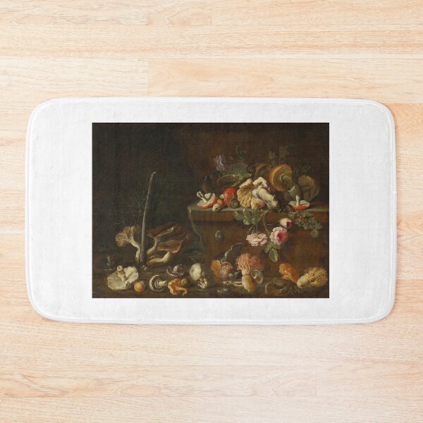 Item preview, Still Life with Mushrooms and Flowers designed and sold by Old-fowers.