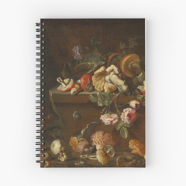 Item preview, Still Life with Mushrooms and Flowers designed and sold by Old-fowers.