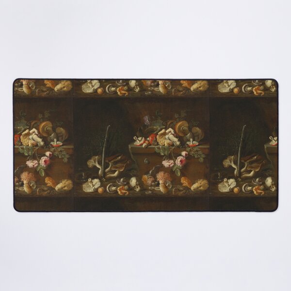 Item preview, Still Life with Mushrooms and Flowers designed and sold by Old-fowers.