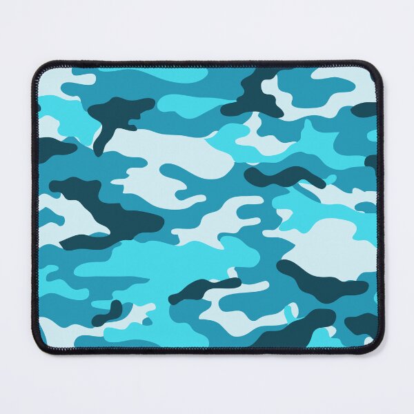 Item preview, Blue military camouflage pattern designed and sold by IoanaHraball.