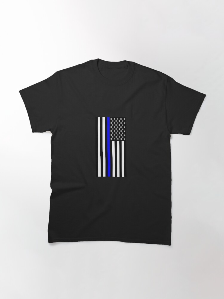 Alternate view of Thin Blue Line Classic T-Shirt