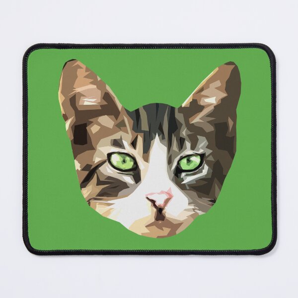 Item preview, Green Eyed Tabby Cat - Cute Cat Pop Art - WPAP designed and sold by inkandmoth.