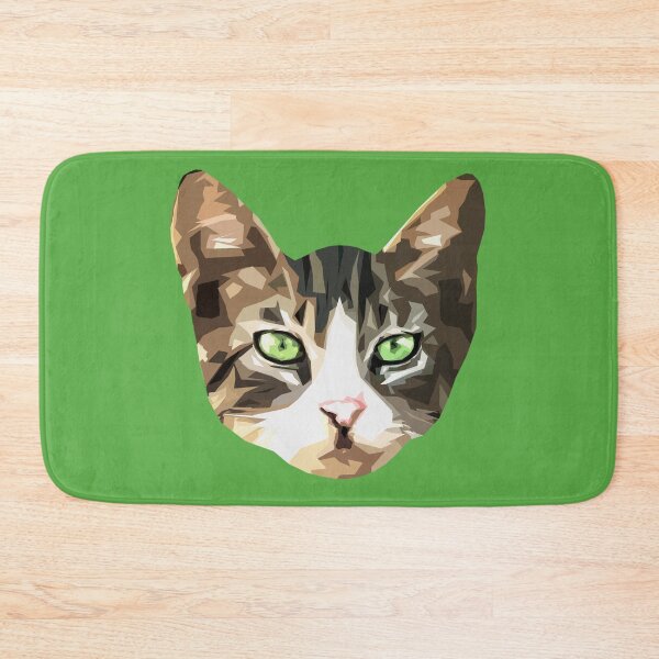 Item preview, Green Eyed Tabby Cat - Cute Cat Pop Art - WPAP designed and sold by inkandmoth.
