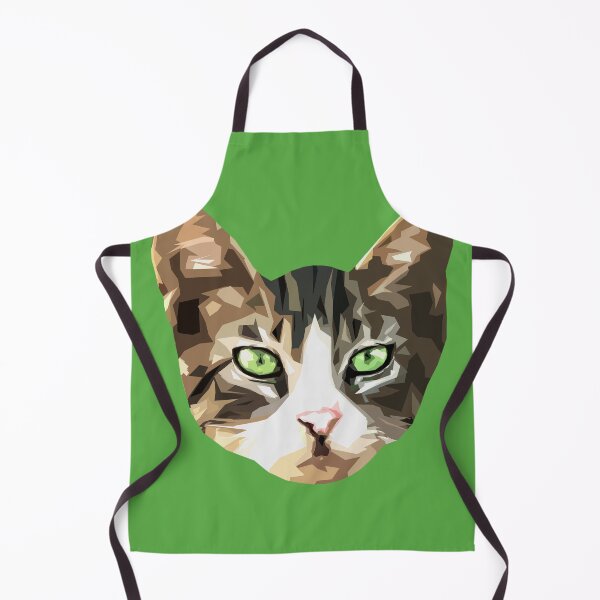 Item preview, Green Eyed Tabby Cat - Cute Cat Pop Art - WPAP designed and sold by inkandmoth.