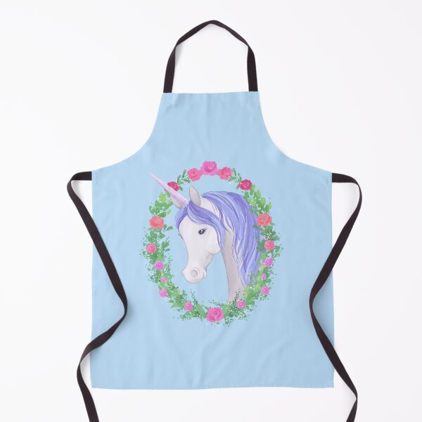 Item preview, Floral unicorn artwork watercolour style by Whimsicolour Art designed and sold by Whimsicolourart.