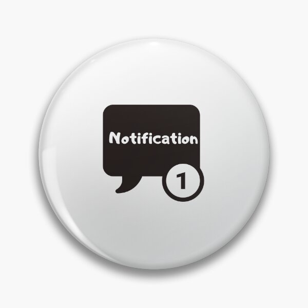 Item preview, Notifications black designed and sold by CompanyGRH.