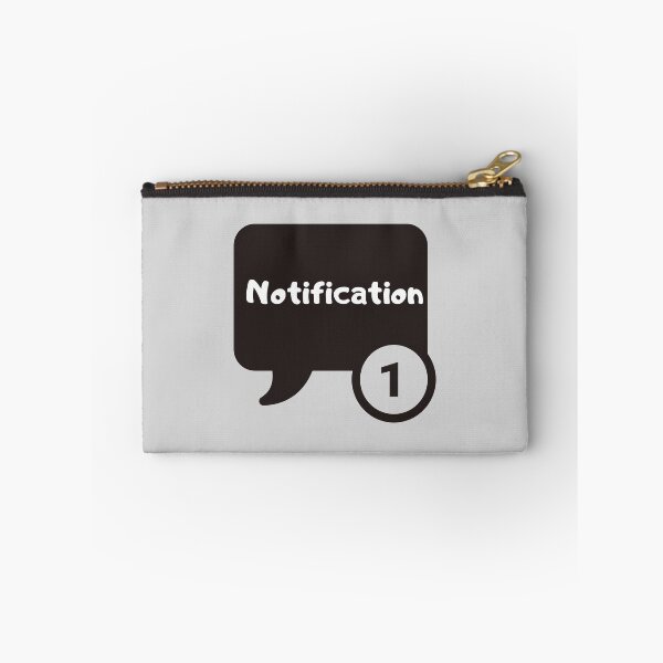 Item preview, Notifications black designed and sold by CompanyGRH.