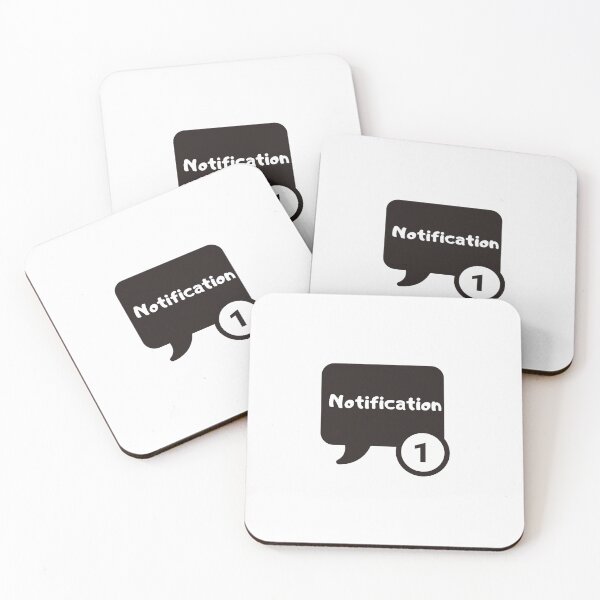 Item preview, Notifications black designed and sold by CompanyGRH.