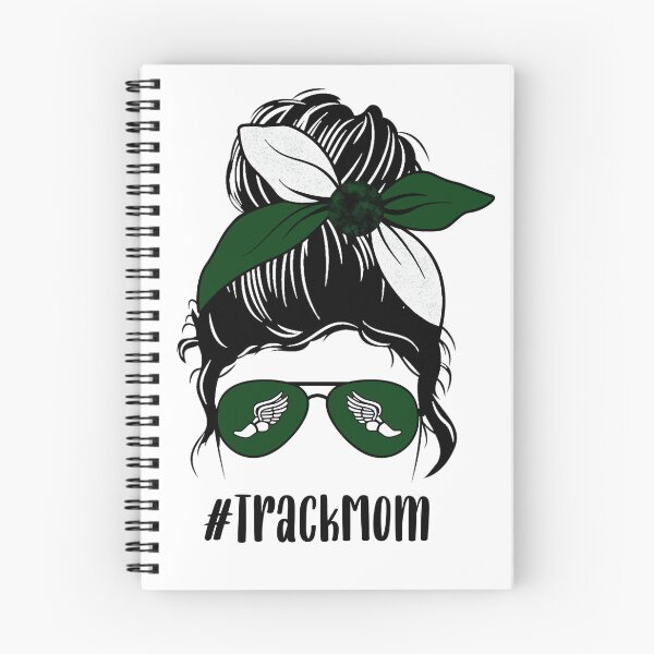 Item preview, Track Mom Messy Bun designed and sold by ItsaMomThingLLC.