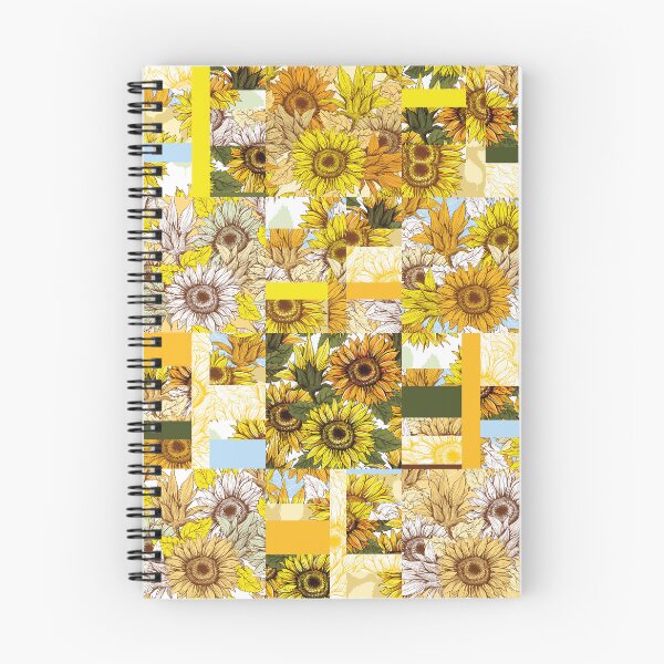 Item preview, Sunflowers Quilt Patterns - Yellow Background Pattern  designed and sold by NawalMagdy.