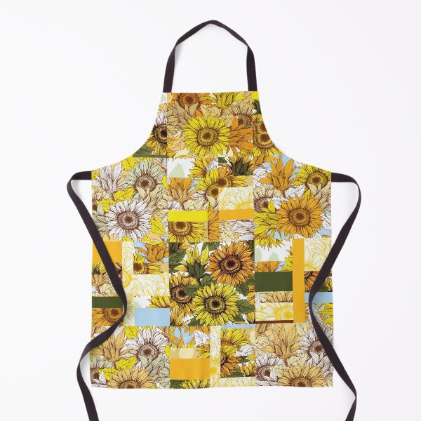 Item preview, Sunflowers Quilt Patterns - Yellow Background Pattern  designed and sold by NawalMagdy.