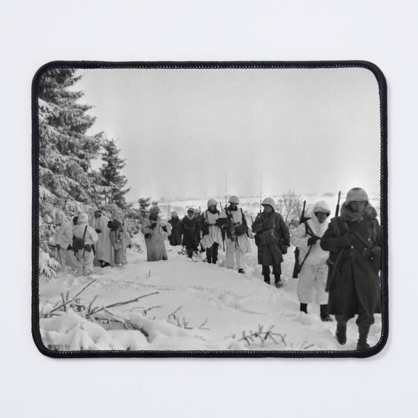 Item preview, US Infantrymen Near Iveldingen Belgium - Battle Of The Bulge - 1945 designed and sold by warishellstore.