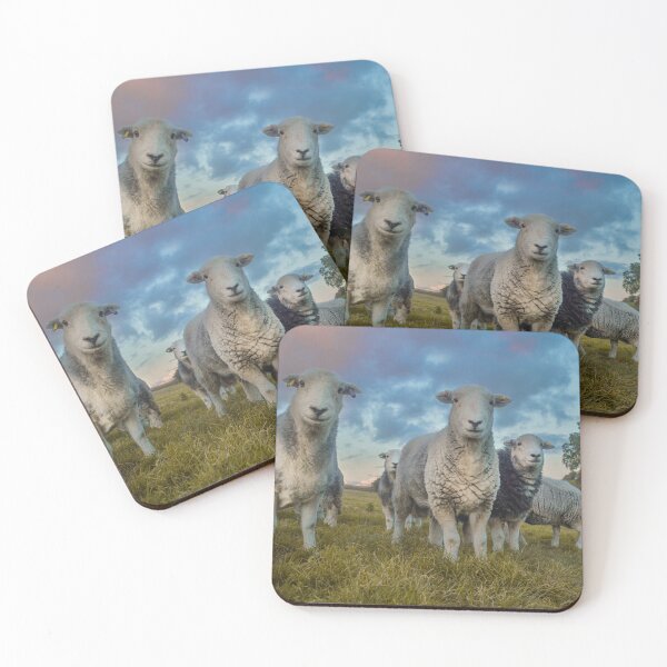 Item preview, cute smiley herdwick sheep designed and sold by ETstickerz.