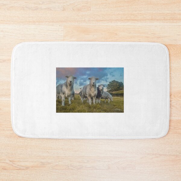Item preview, cute smiley herdwick sheep designed and sold by ETstickerz.