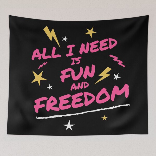 Item preview, All I need is fun and freedom designed and sold by Ishtamari.