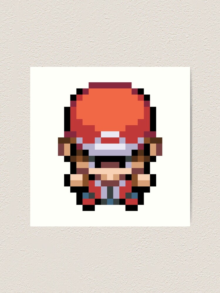 Red Pokemon Master Art Print