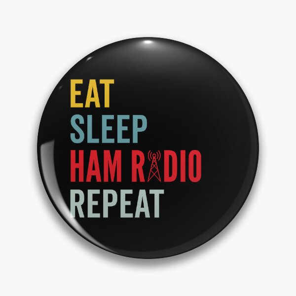 Item preview, Eat Sleep Ham Radio Repeat designed and sold by wingstar.