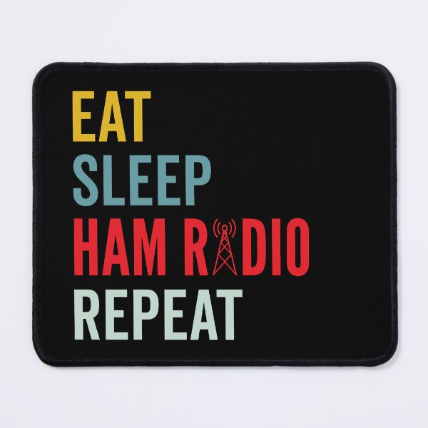 Item preview, Eat Sleep Ham Radio Repeat designed and sold by wingstar.