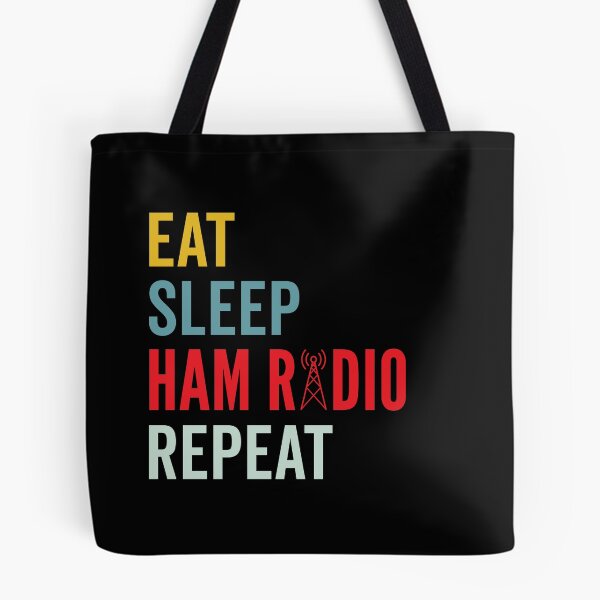 Item preview, Eat Sleep Ham Radio Repeat designed and sold by wingstar.