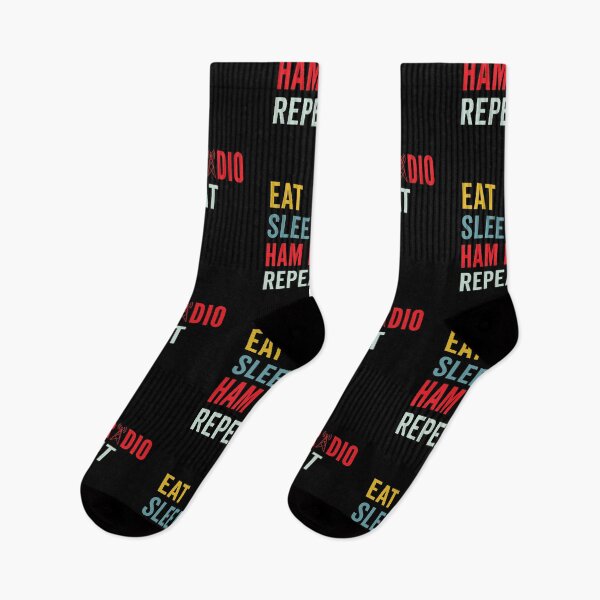 Item preview, Eat Sleep Ham Radio Repeat designed and sold by wingstar.
