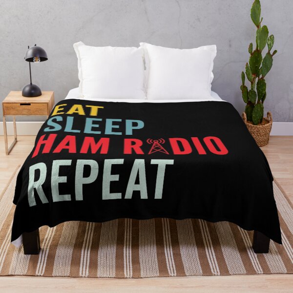 Item preview, Eat Sleep Ham Radio Repeat designed and sold by wingstar.