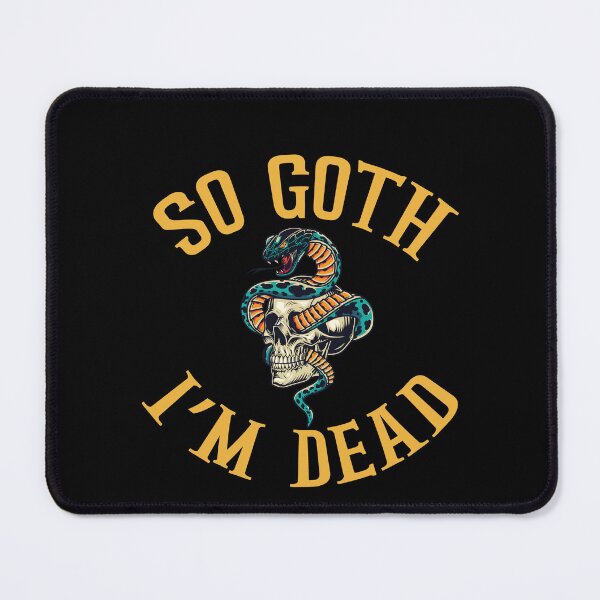 Item preview, So Goth Im Dead, I'm dead t-shirt, dead shirt, skeleton shirt, designed and sold by zeyuss.