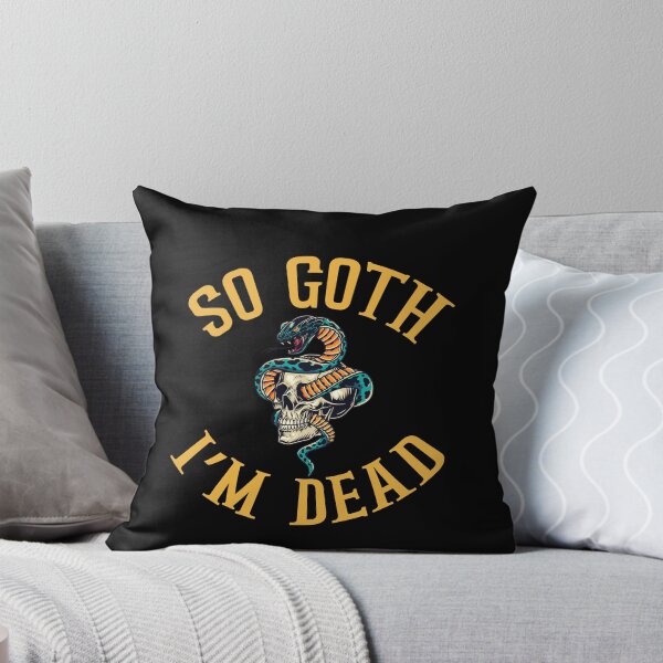 Item preview, So Goth Im Dead, I'm dead t-shirt, dead shirt, skeleton shirt, designed and sold by zeyuss.