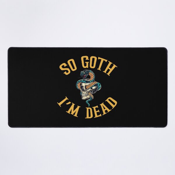 Item preview, So Goth Im Dead, I'm dead t-shirt, dead shirt, skeleton shirt, designed and sold by zeyuss.