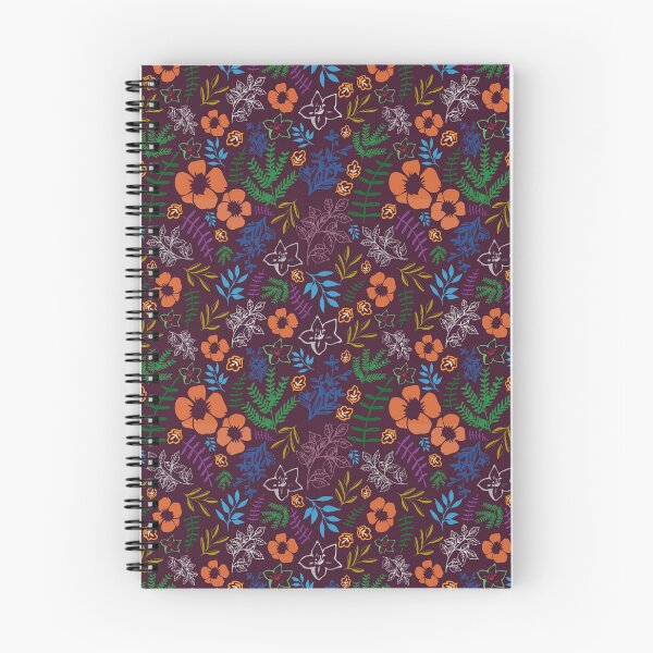Item preview, Patrón floral retro designed and sold by Niranjana Aja.