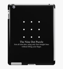 The Nine Dot Puzzle iPad Case/Skin