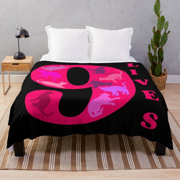 Item preview, PINK 9 LIVES - Funny Cat Pictures, A cat has nine lives designed and sold by FunnyCatsFam.