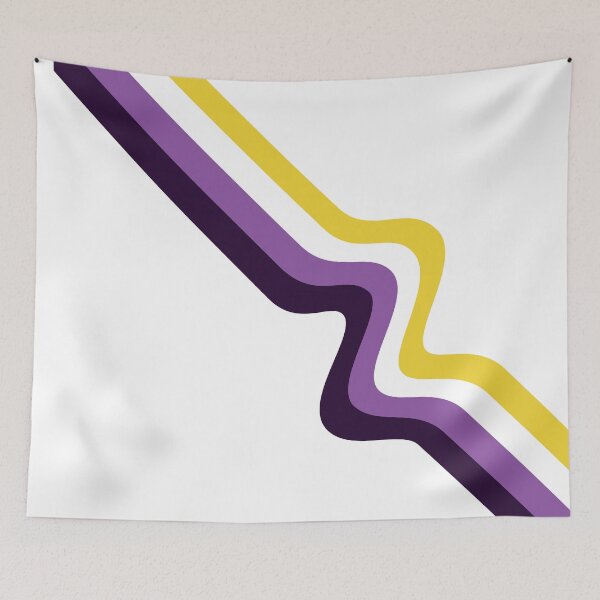 Item preview, Pride Squiggle Nonbinary designed and sold by LutherOfNttngHm.