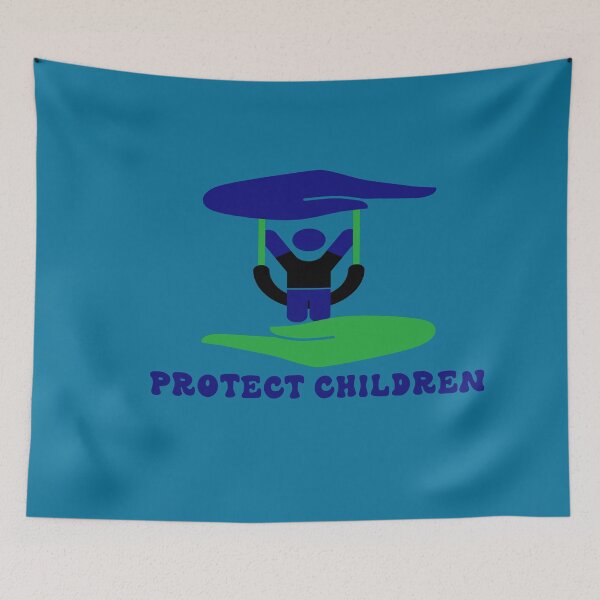 Item preview, PROTECT CHILDREN   designed and sold by DiscoVibes.