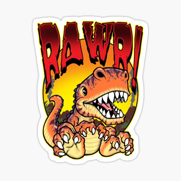 RAWR! Sticker