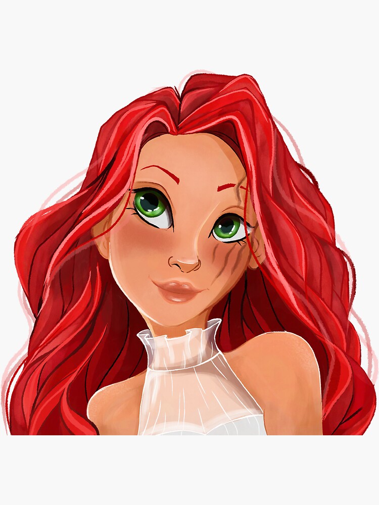 "Modern Poppy From Blood and Ash" Sticker for Sale by baileb13 | Redbubble