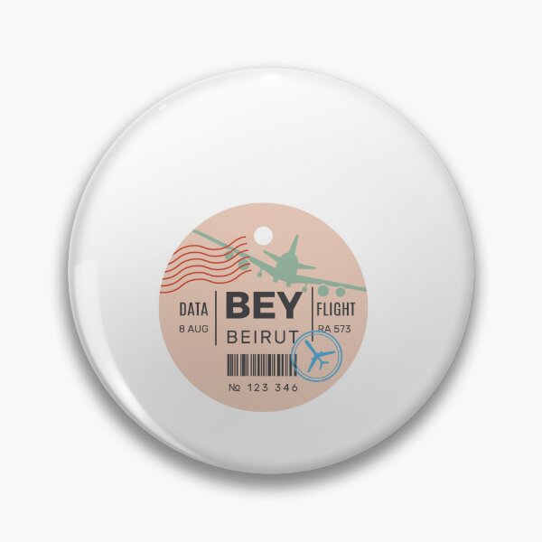 Item preview, Beruit, Lebanon Boarding Pass designed and sold by TheTravellerUK.
