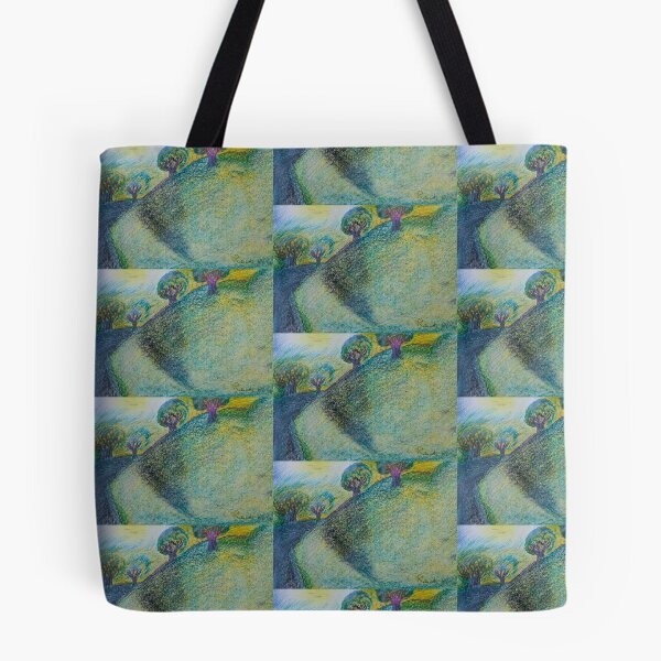 Item preview, Mystical, dreamy hilly landscape designed and sold by Rebekah Gavra.