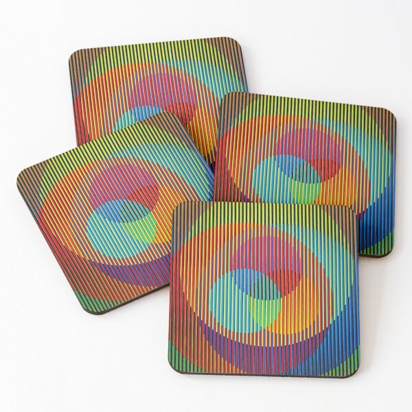 Item preview, Homage to Carlos Cruz-Diez Kinetic and Optical art Venezuela Independence day Celebration 5 de Julio designed and sold by airam cordido.