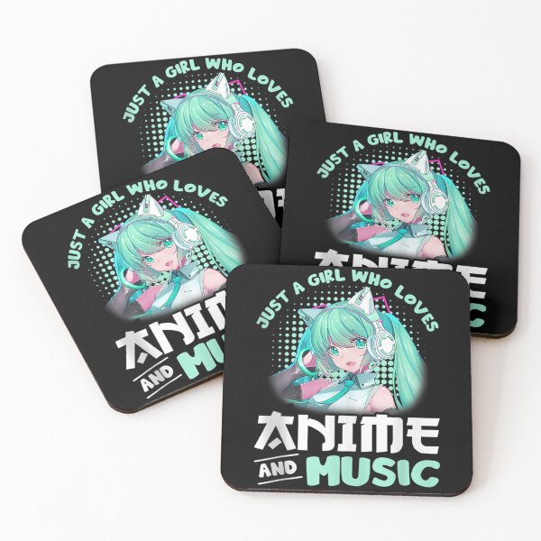 Item preview, Just A Girl Who Loves Anime and Music Kawaii Japanese Manga  designed and sold by zacben.