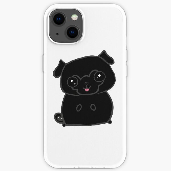 Black Pugly iPhone Soft Case