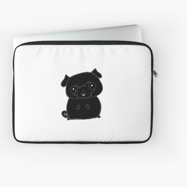 Black Pugly Laptop Sleeve