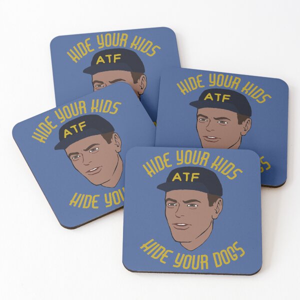 Item preview, Hide Your Kids Hide Your Dogs - ATF Guy, Gun Meme designed and sold by SpaceDogLaika.