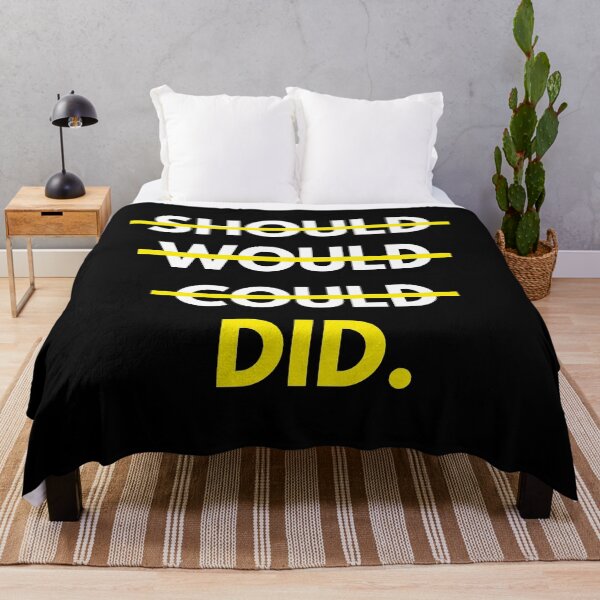 Item preview, Should Would Could Did Best Motivational Quotes Motivational Stuff designed and sold by WALID65.