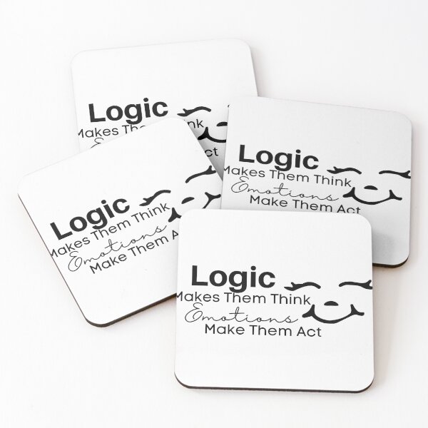 Item preview, Logic Makes Them Think, Emotions Make Them Act designed and sold by micasata.