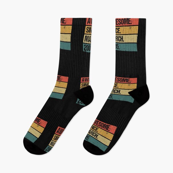 Item preview, 17th Birthday Gift: Awesome Since March 2005, Retro 2005 March Birthday designed and sold by AMINE  ★★★★★.