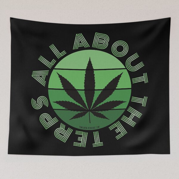 Item preview, Retro Vintage Sunset Green Pot leaf-All about the terps  designed and sold by YomeHayin.