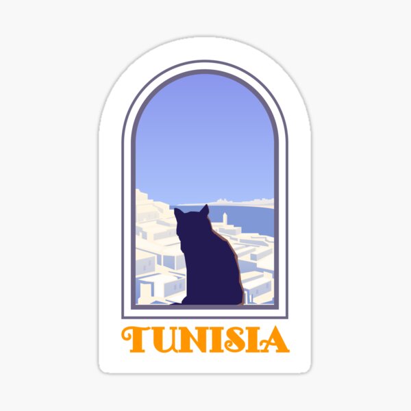 Item preview, Tunisia Window Cat designed and sold by TheTravellerUK.