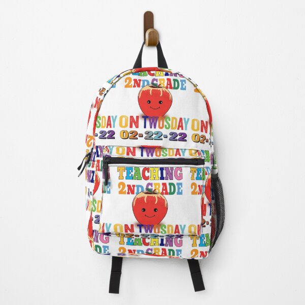Item preview, Cartoon Apple and Teaching 2nd grade on Twos-day February 22-22 designed and sold by TJHstudio.