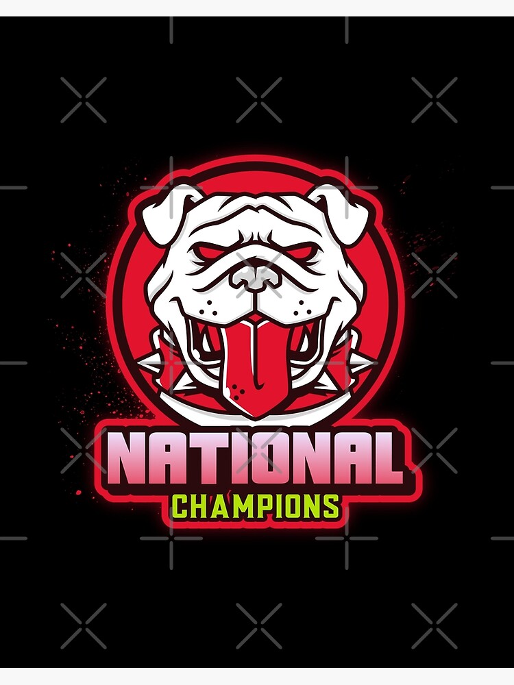 SOLD OUT Georgia Bulldogs 2021 National Champions Art Football