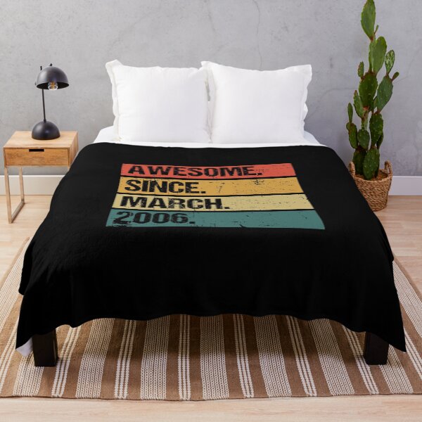Item preview, 17th Birthday Gift: Awesome Since March 2006, Retro 2006 March Birthday designed and sold by AMINE  ★★★★★.